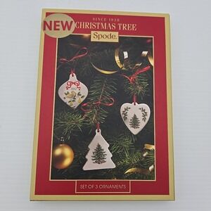 Spade Christmas‎ Tree Set Of 3 Ornaments